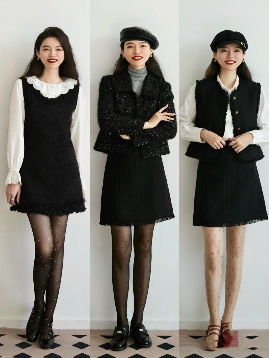 秋冬别露大腿了，今年流行“半身裙+丝袜”，保暖还显瘦、真好看
霜降过后，冬季即将