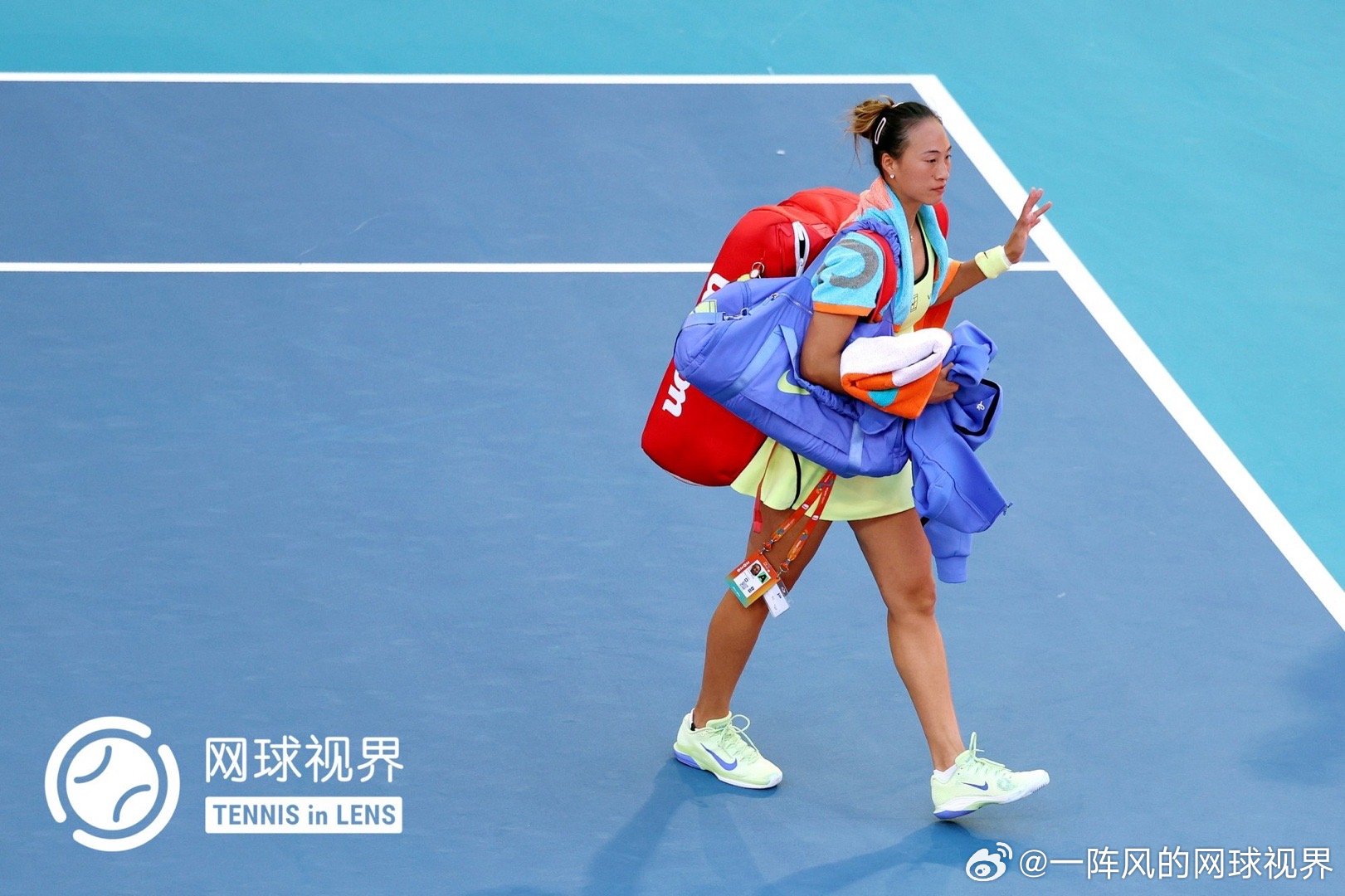 今天没有开心下班啦红土赛季加油郑钦文郑钦文0比2萨巴伦卡郑钦文无缘迈阿密赛八强郑