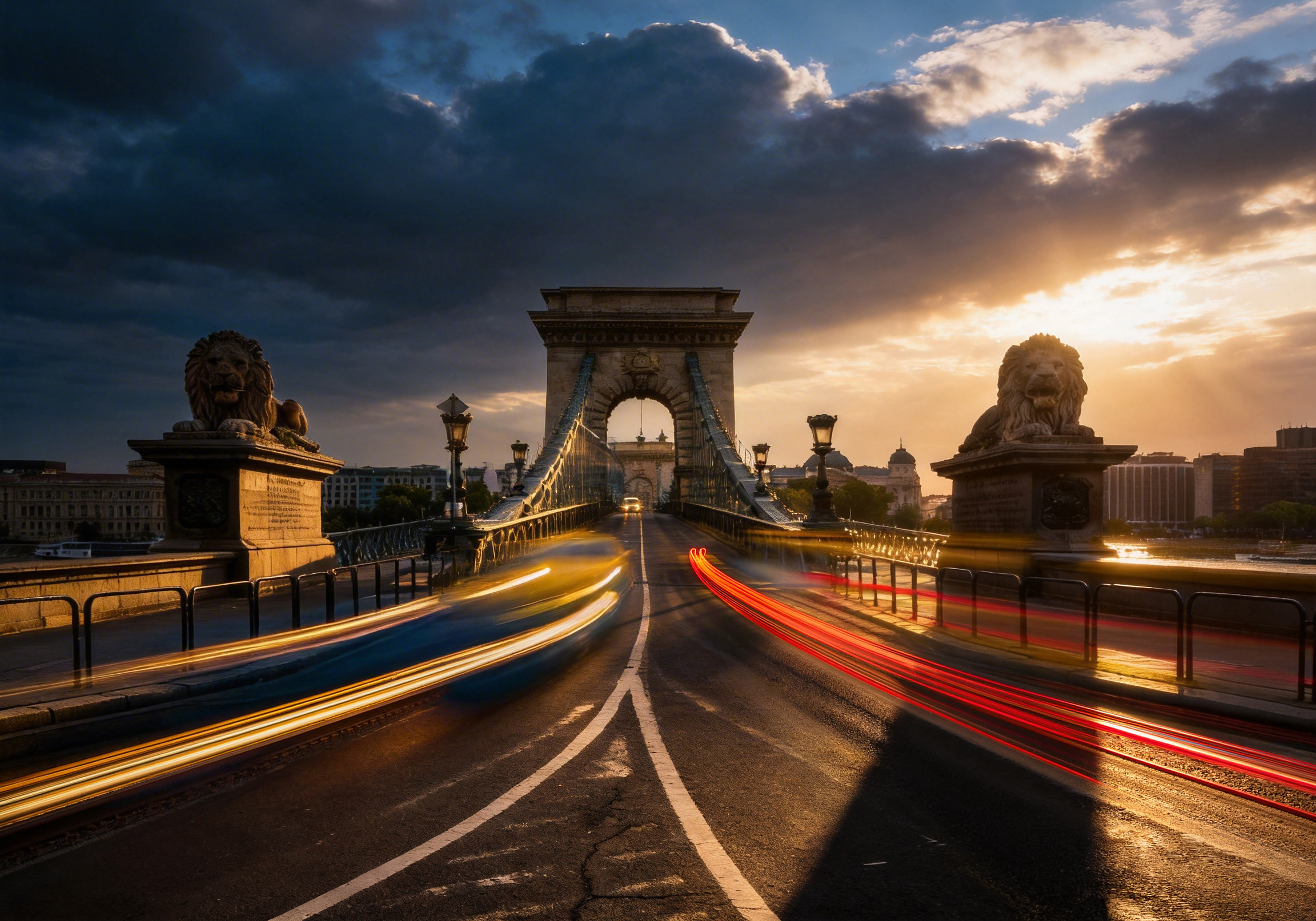 布达佩斯塞切尼链桥的经典机位！黄金时刻的光影 + 长曝光的精彩。东欧+中欧摄影团