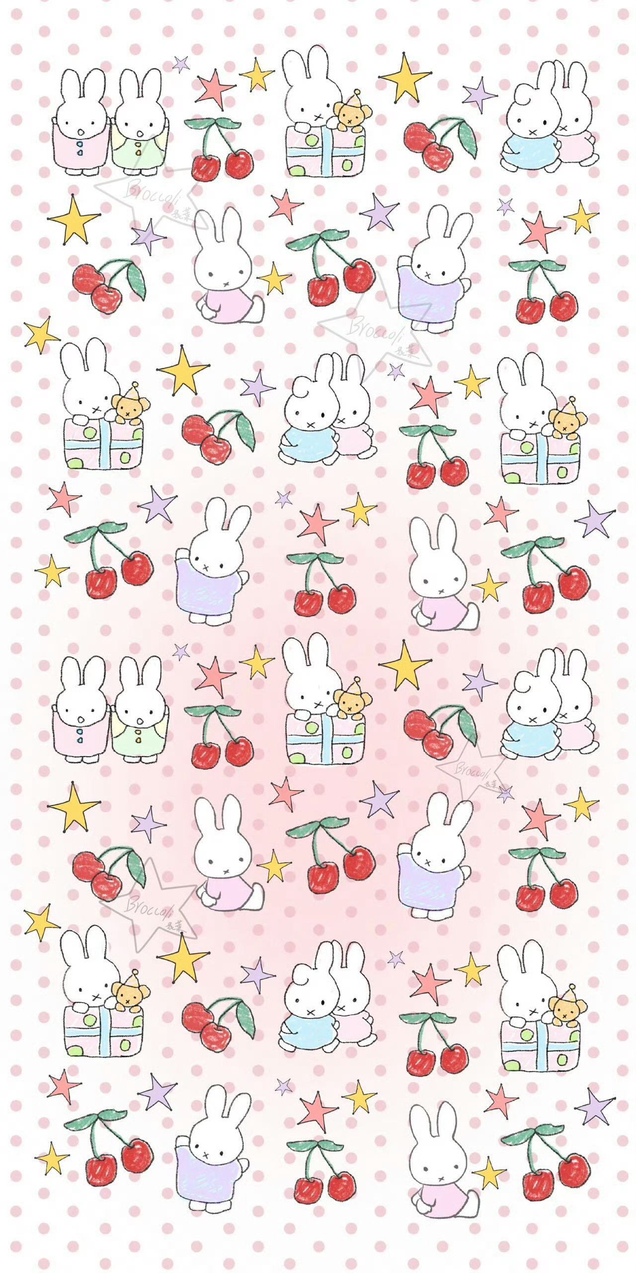 平铺可爱聊天背景图.ᐟ.ᐟ 