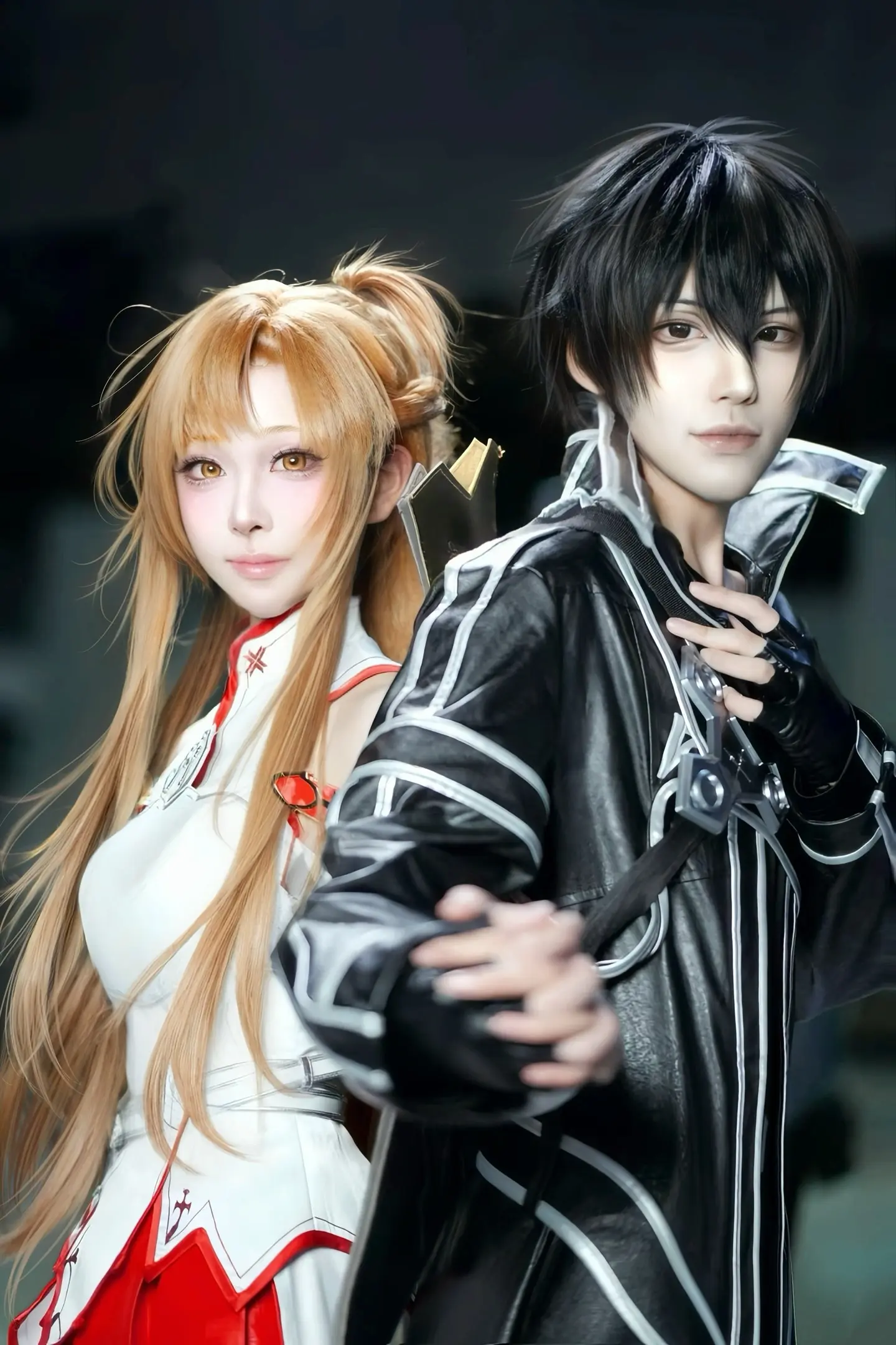 cos 刀剑神域 刀剑神域cos 亚丝娜桐人 亚丝娜cos