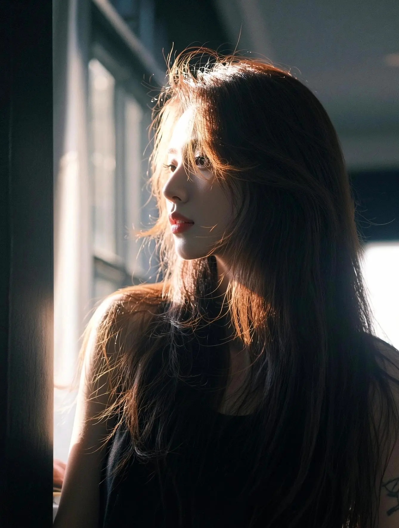 AI逆光侧影照 随变ai随便玩 ai创作 玩法合伙人计划 随变一拍都很夯