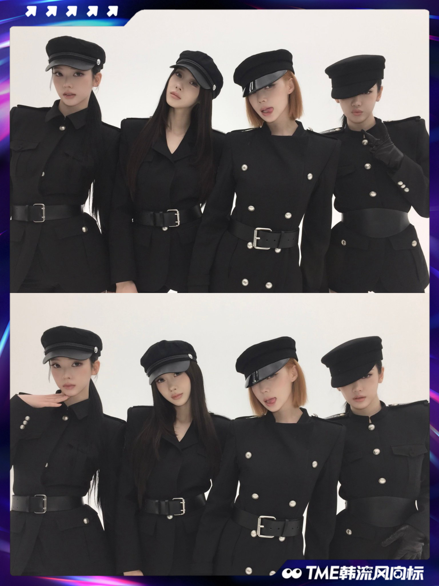 aespa超帅的制服造型👮谁还没被这组造型美到～aespa
