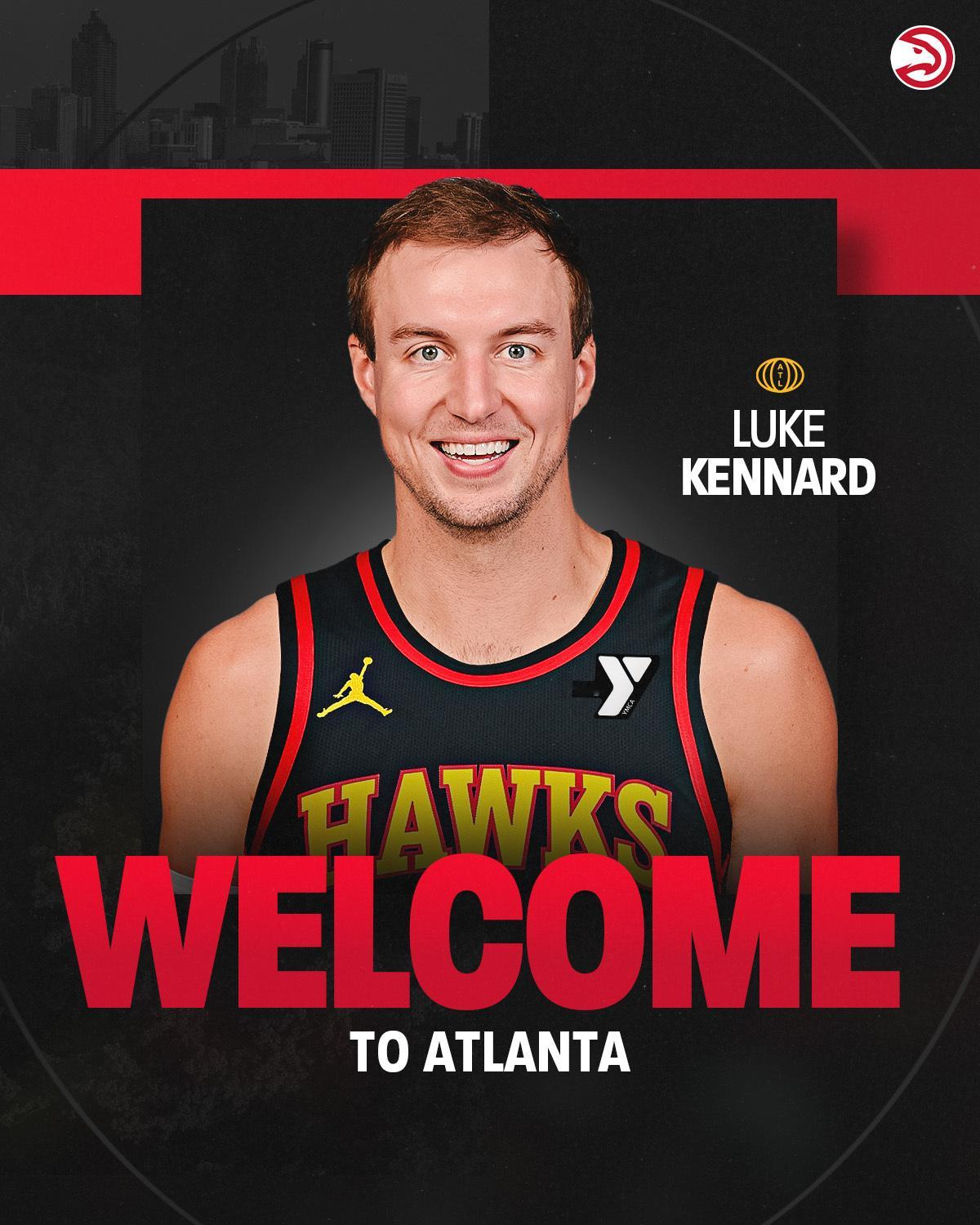 平稳落地！！老鹰官宣签下 Luke Kennard🏹chinahawks ｜我