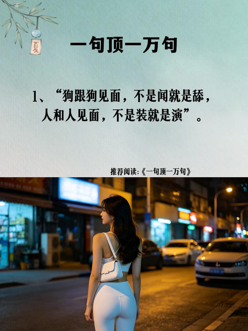 一句顶一万句 人生感悟 治愈