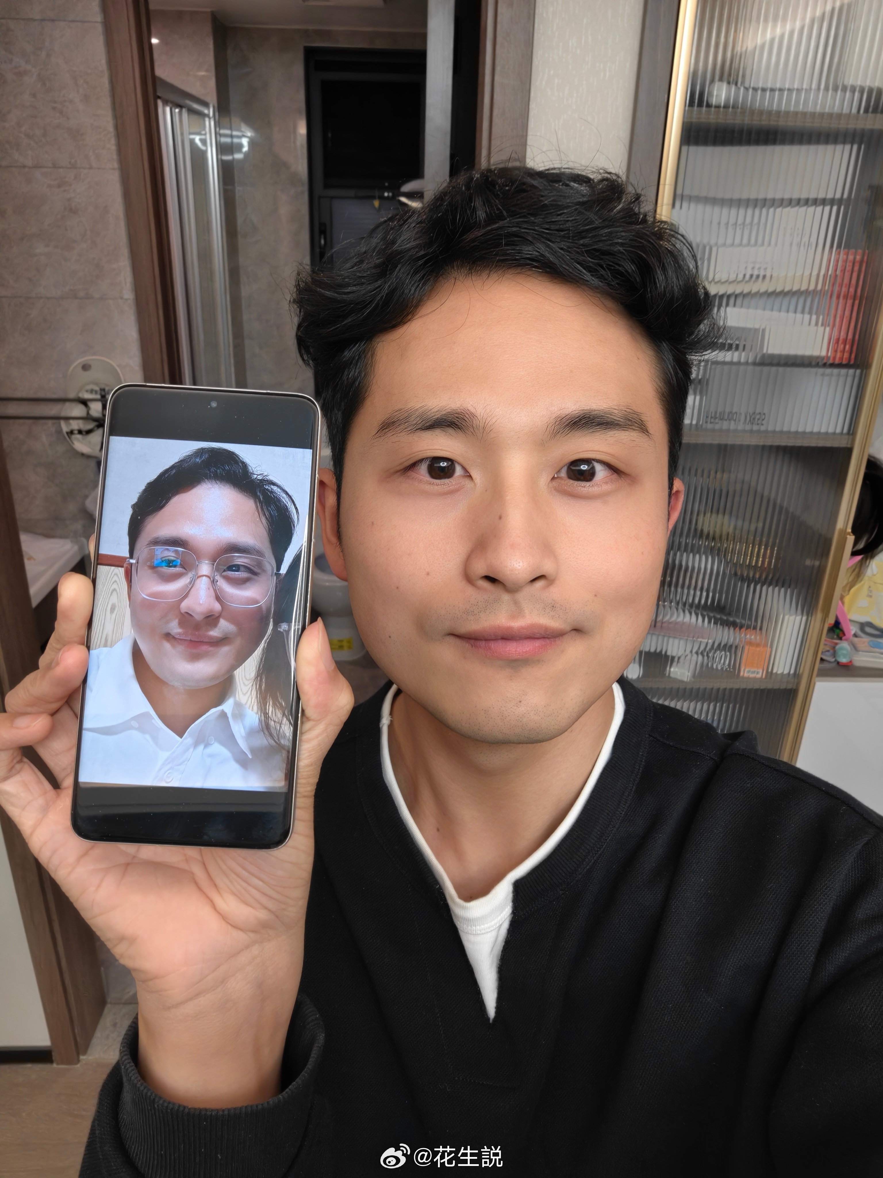 和23年的自己合个影 