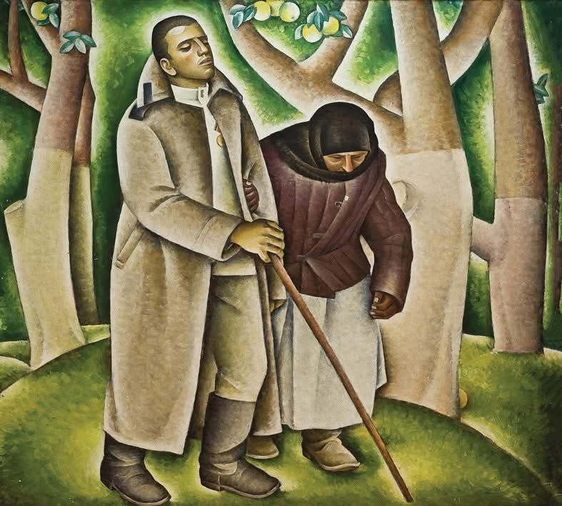 让果园盛开，1969年，乌克兰画家Ivan-Valentyn Zadorozhn