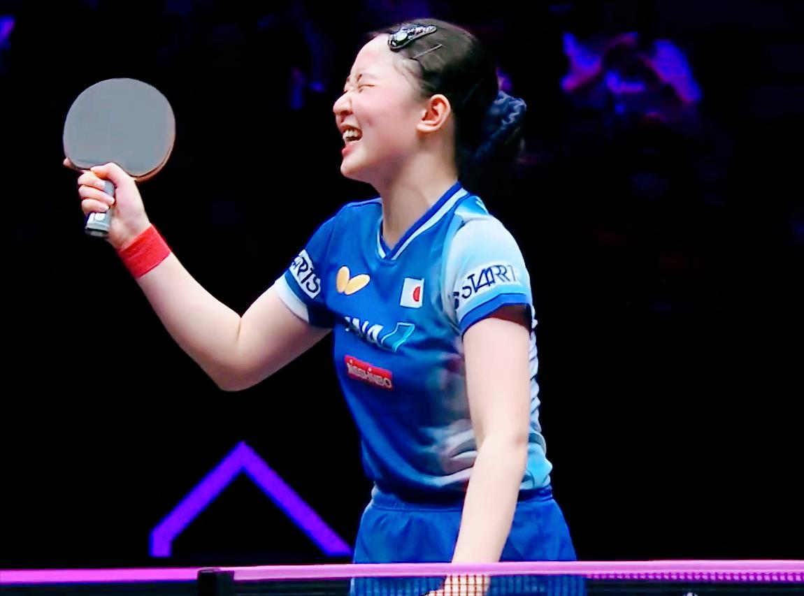 马琳指导堪称传奇，刚指导完，蒯曼立马连续两个擦网！

前五局
蒯曼2:3落后，