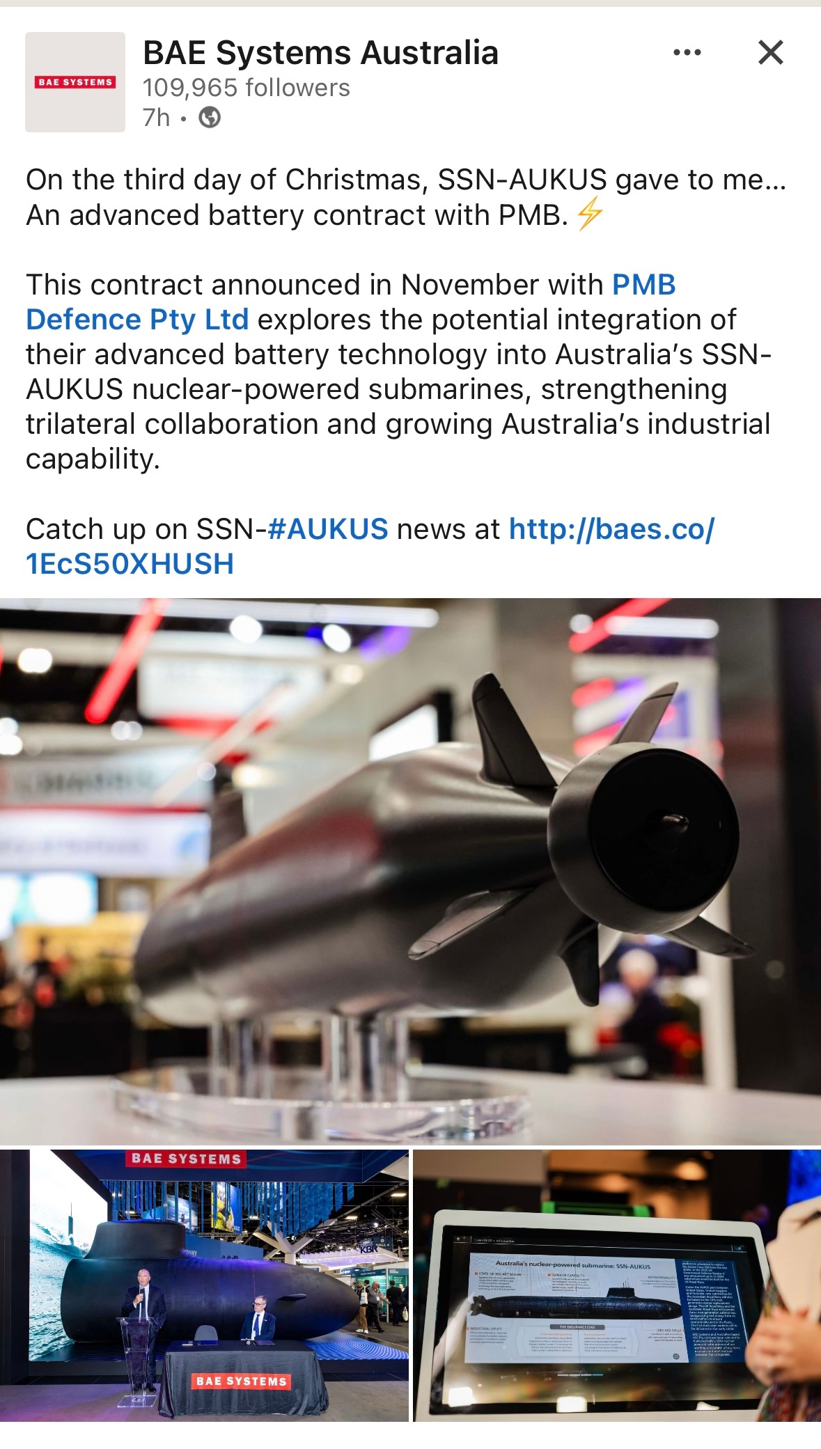 中外舰闻 烽火问鼎计划 每天认识一件兵器 🇺🇸🇬🇧🇦🇺 SSN-AU