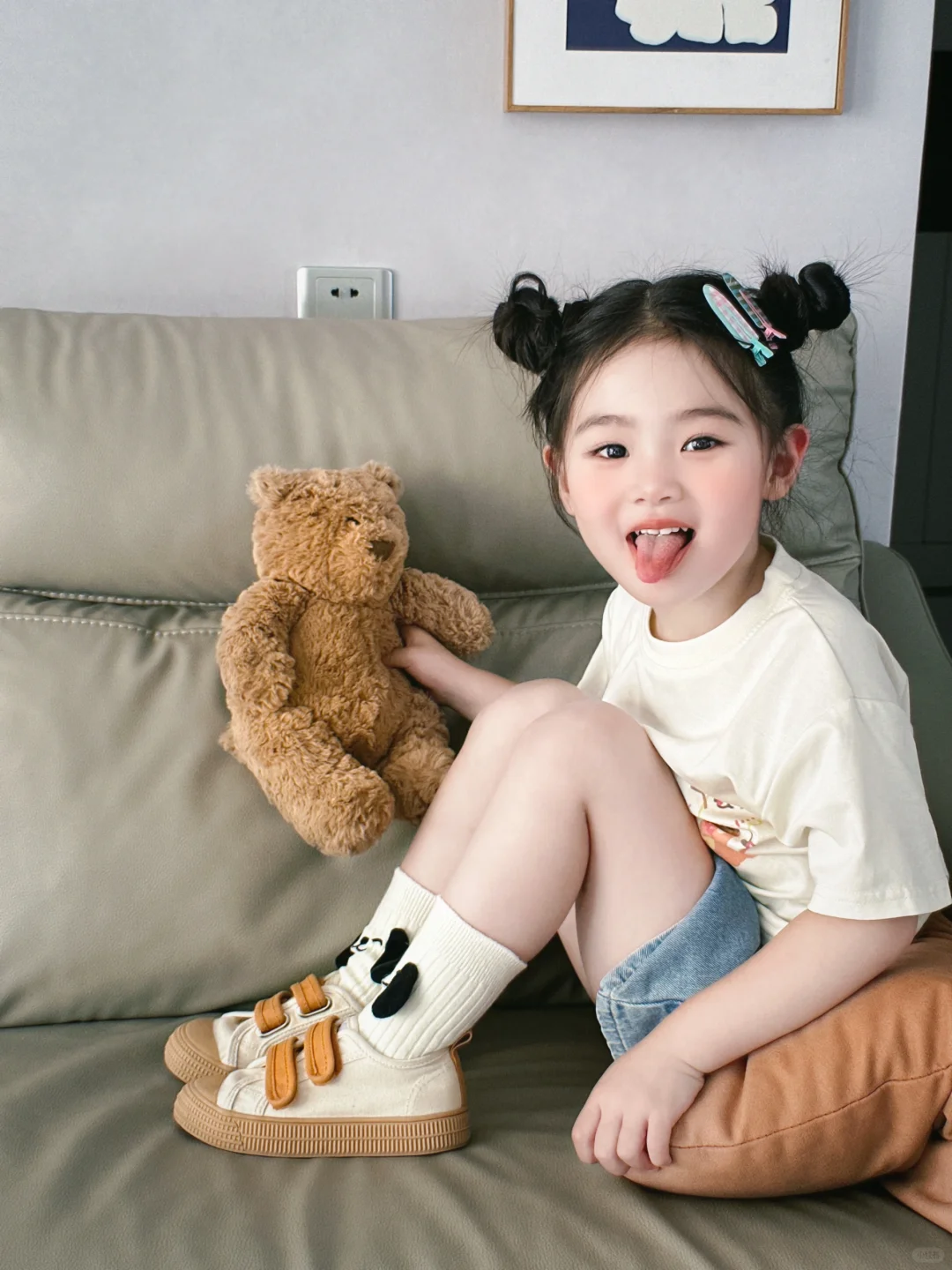 果然，姿势越怪 拍照越可爱～