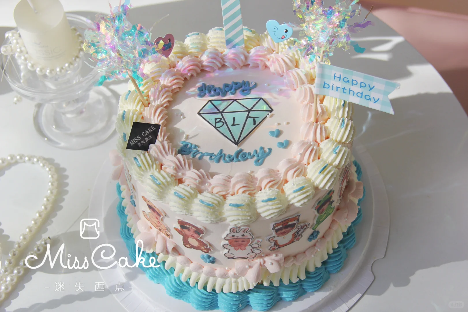 seventeen生日蛋糕，男团偶像蛋糕
