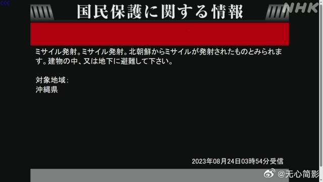 最新突发，朝鲜疑似发射导弹，日本政府在琉球拉响警报，目前报道称导弹已经落入太平洋