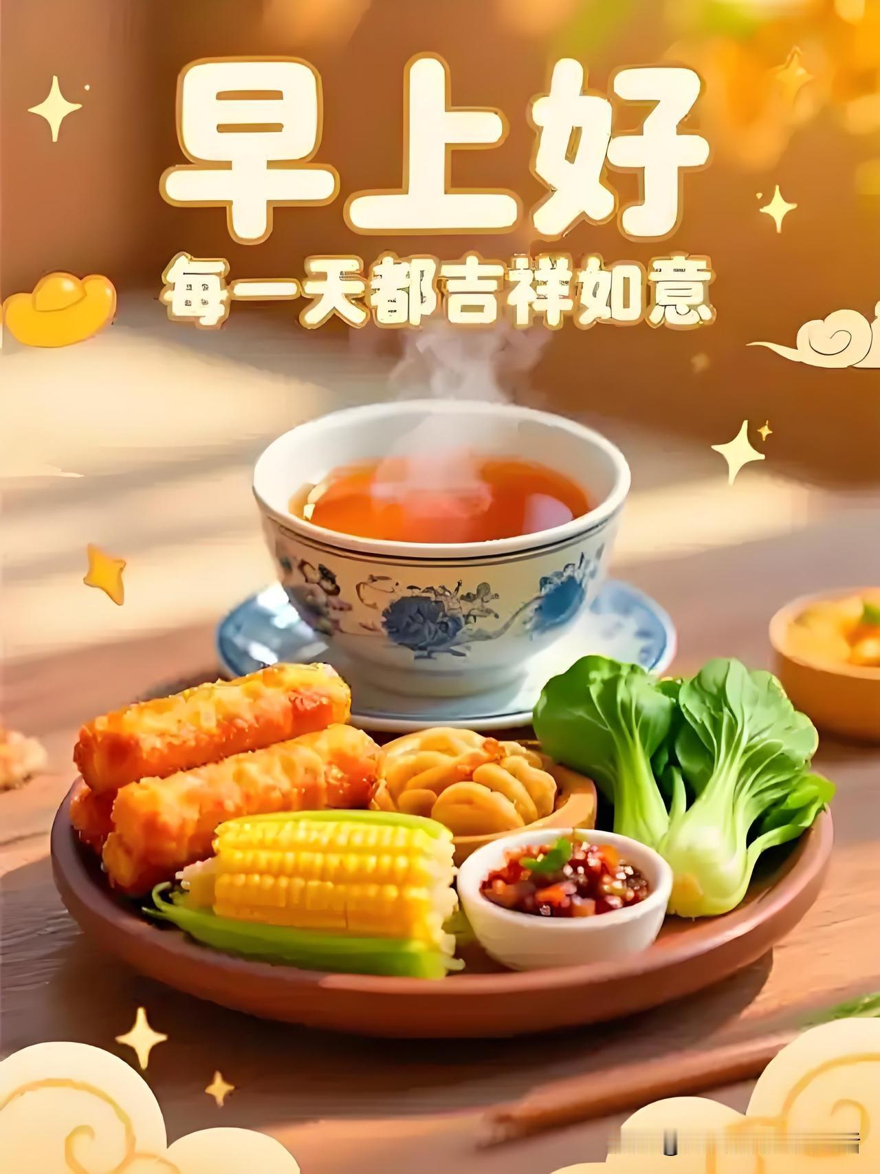 美丽的早晨，元气满满的一天，从营养早餐开始！🌞🍳🥗