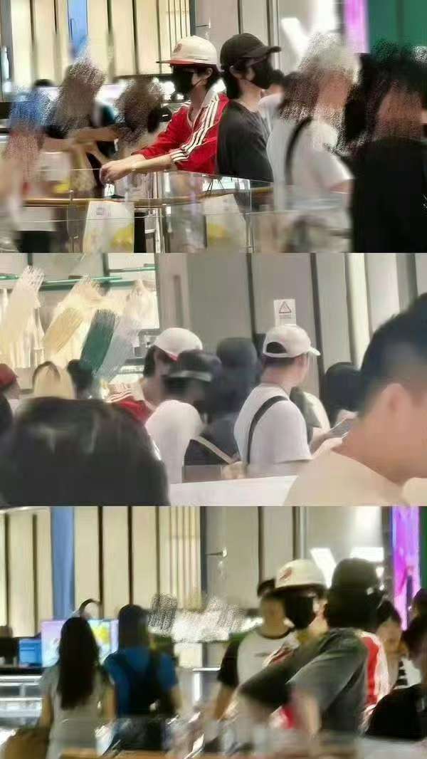 张康乐马柏全又一起逛街了泡泡玛特偶遇张康乐马柏全泡泡玛特偶遇张康乐马柏全，又一起