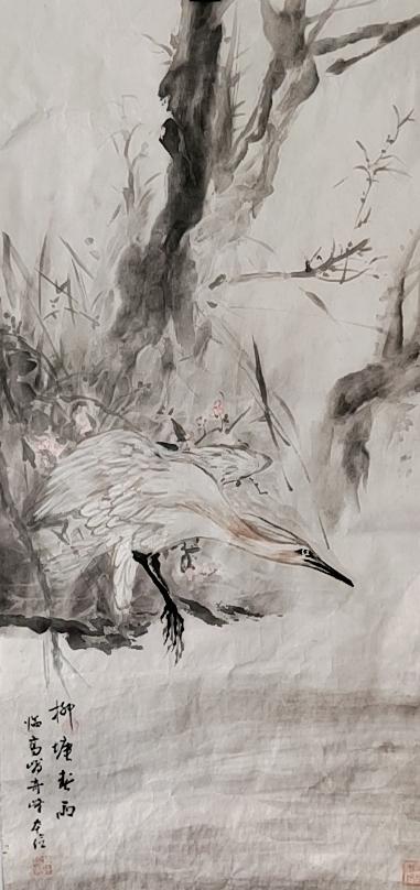 可否秀一下你的国画作品临摹，都被弄坏了，知道高剑父的人都懂。