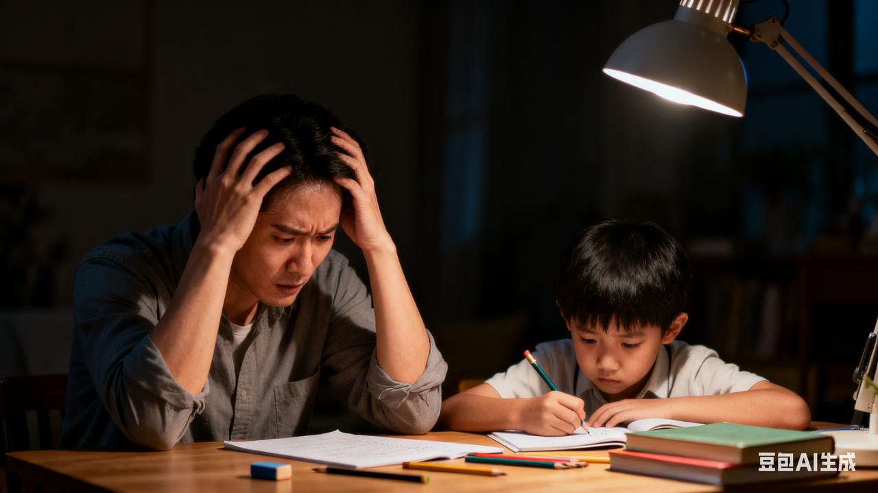 崩溃的背后，是期待与现实的落差。我们总希望孩子一点就通、迅速掌握，却忘了他们正处