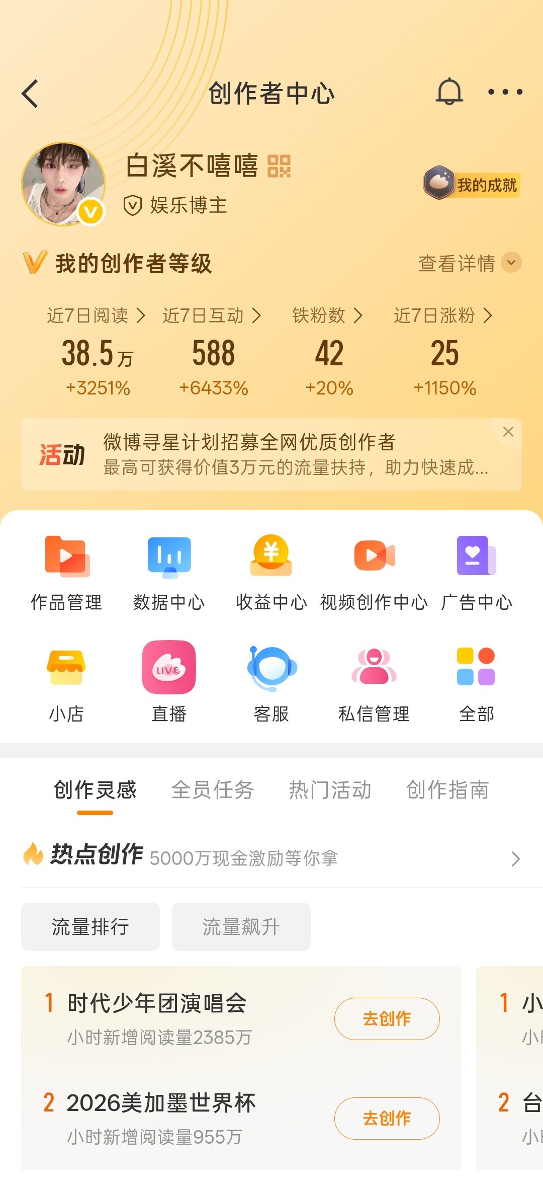 早上好 动动 