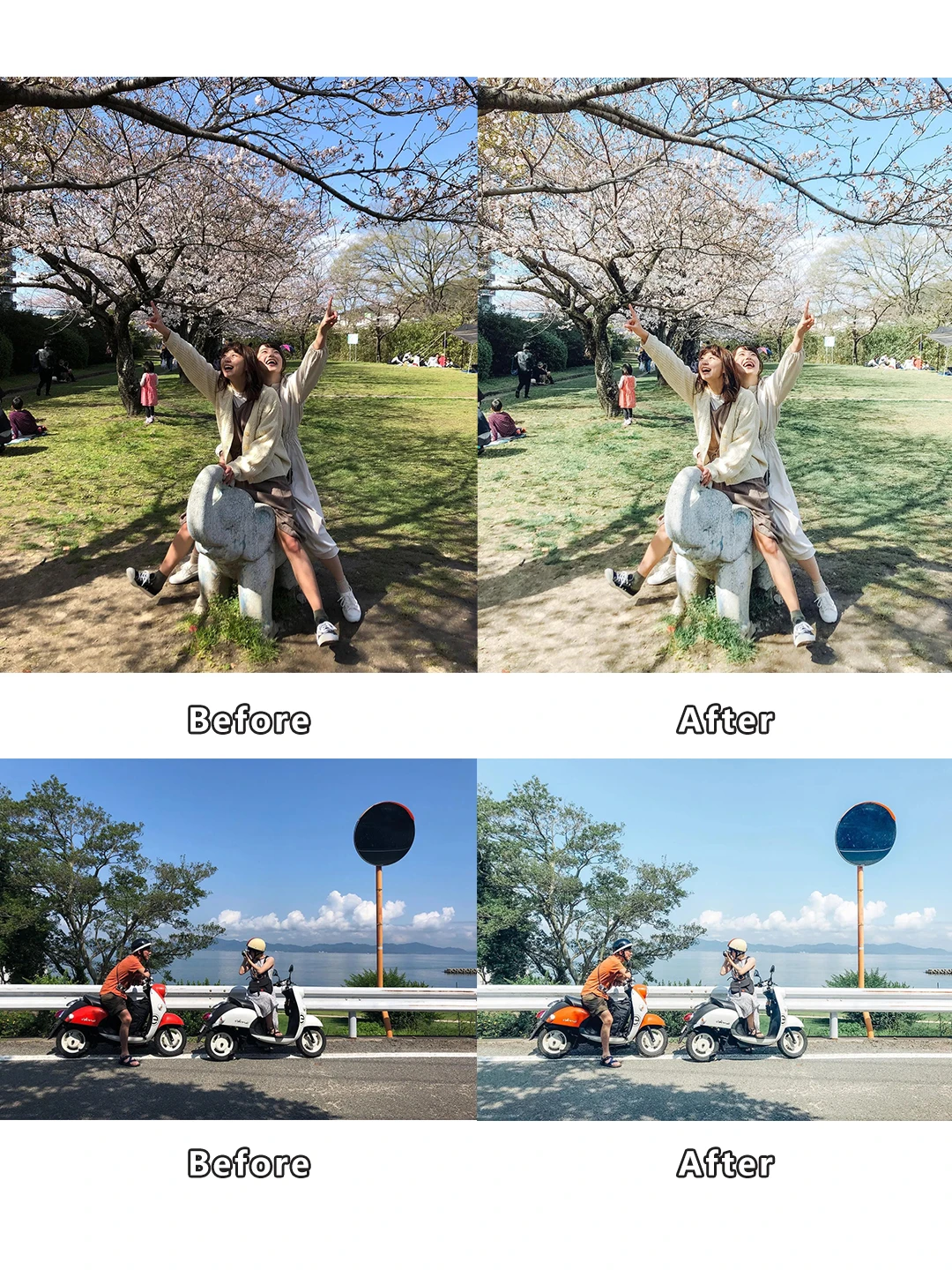 日系感春天，一键调色拿捏🌸