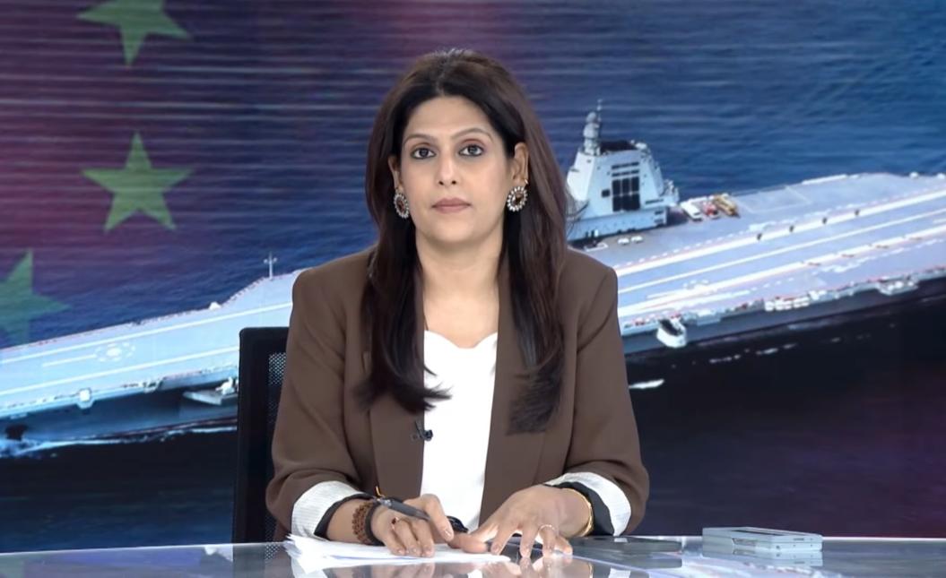 谈到福建舰入列的帕尔基·夏尔马显得忧心忡忡。
“五角大楼正在密切关注福建舰，它拥