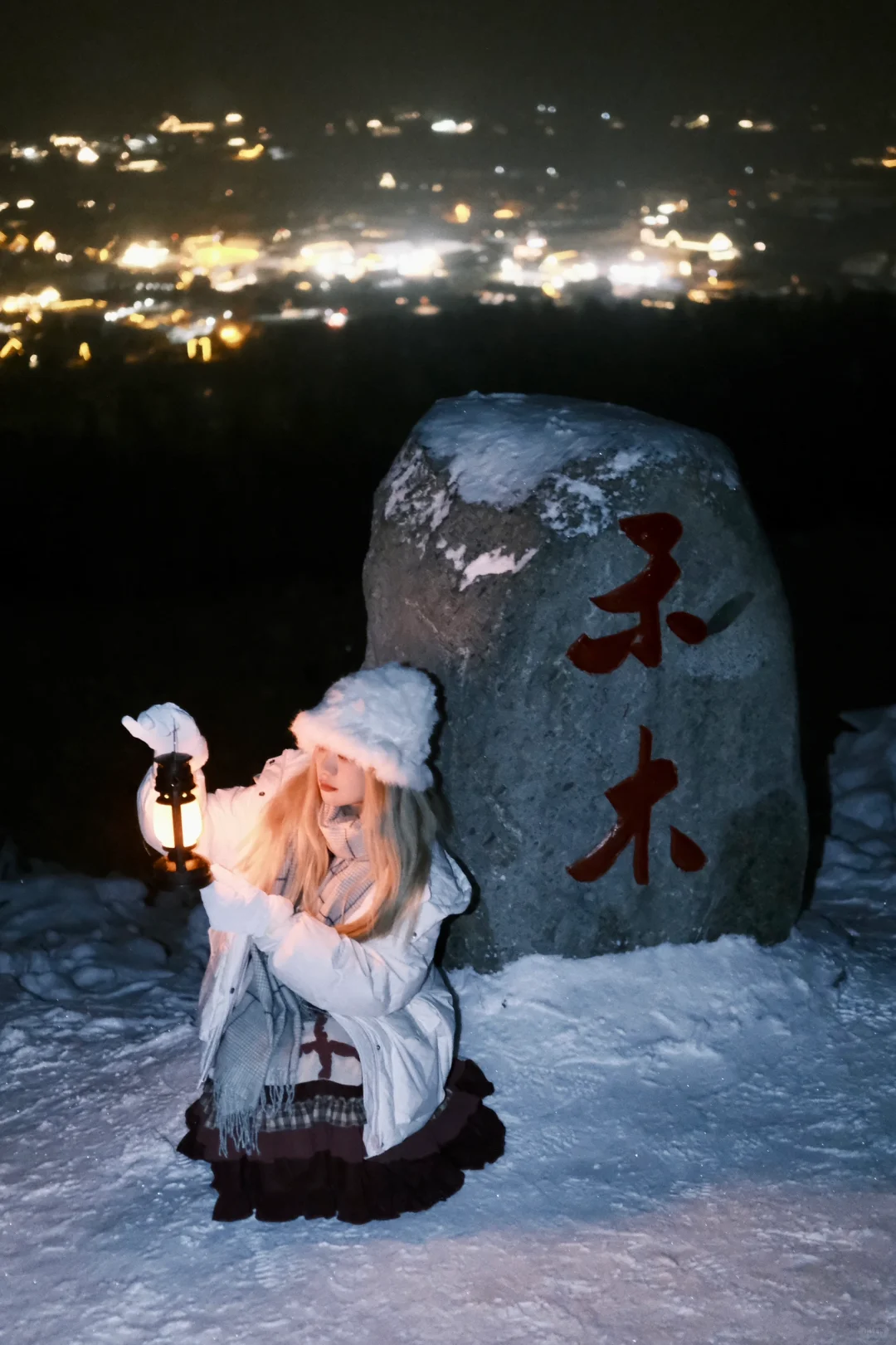 禾木的蓝调时刻美得像童话❄️