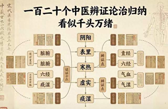 120个中医辨证，我贴满一面墙才想明白：你背的是地图，不是路
