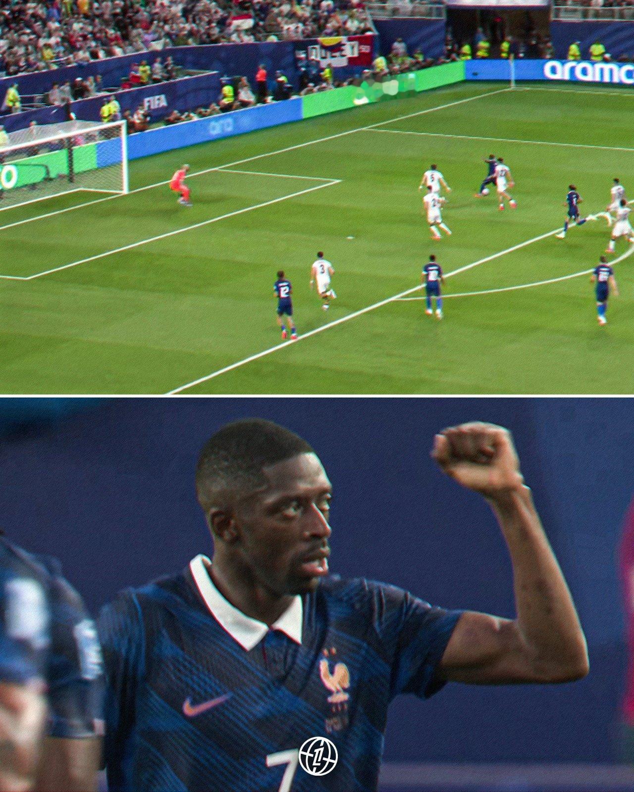 💪🏻 突破自己！⚽️ 登贝莱收获首粒世界杯进球法甲 世界杯 法甲联赛 从法甲