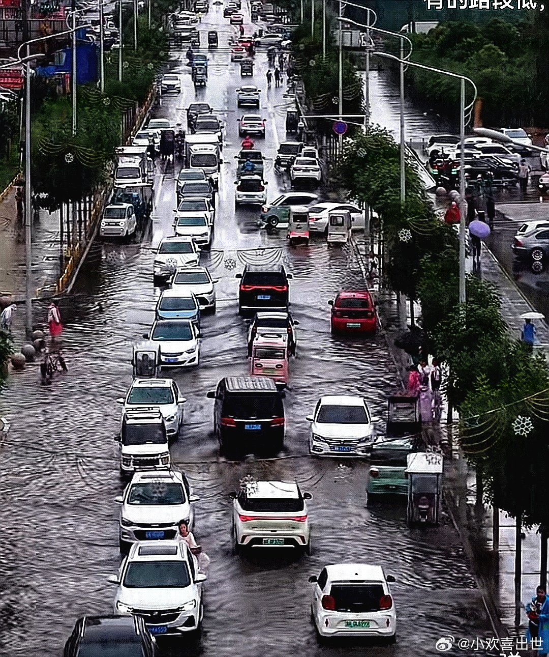 下了一场雨就成这样了 