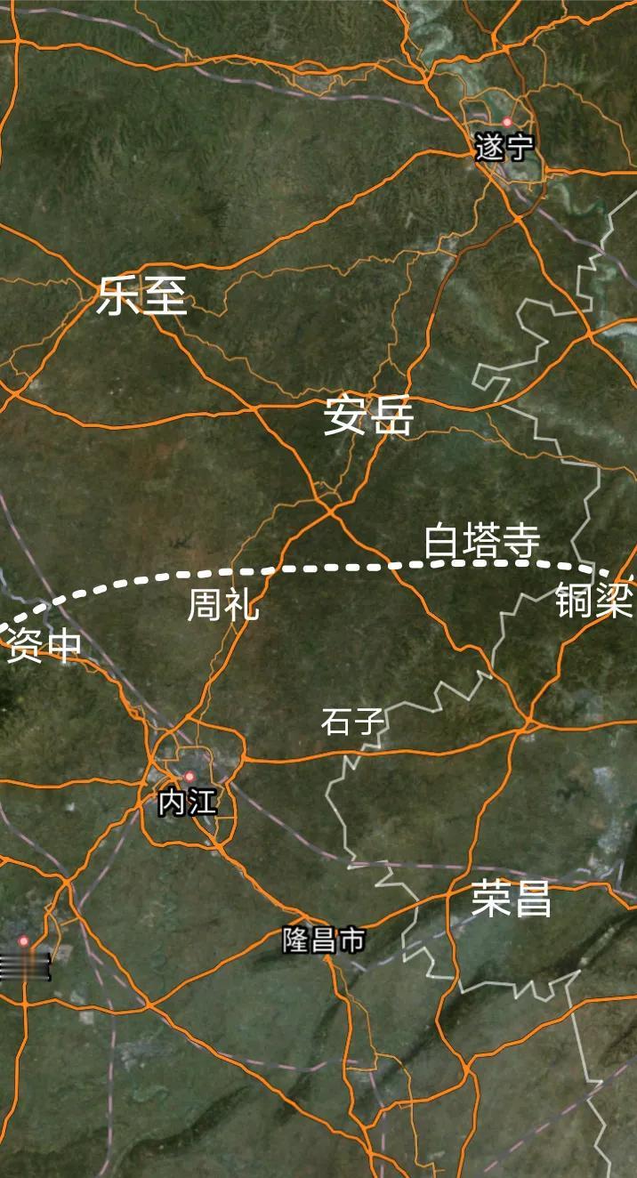 正在建设，乐山至重庆铜梁正在建设一条全长198公里双向六车道的直达高速，目前内江