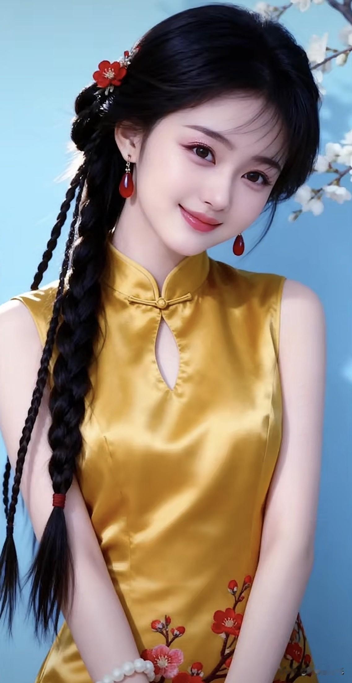 古风少女，金丝华服，花枝招展，美不胜收！淡雅汉服美女 汉服少女风 紫色系古风美女