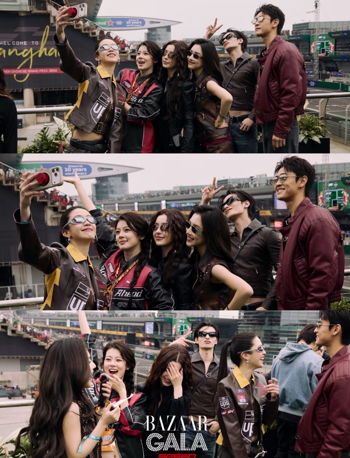 向涵之赵昭仪哈尼克孜王天辰合照向涵之赵昭仪哈尼克孜李大奔王天辰合照，好养眼的帅哥