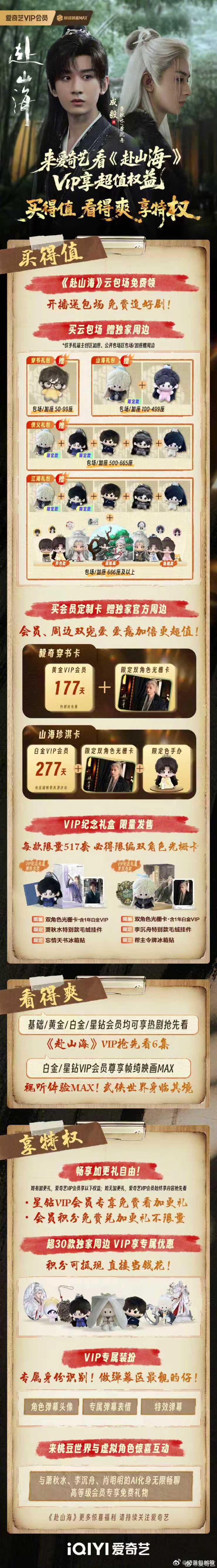 路人分享：看《赴山海》用桃VIP，福利包括无广告和优先观看，追剧过程丝滑流畅，真