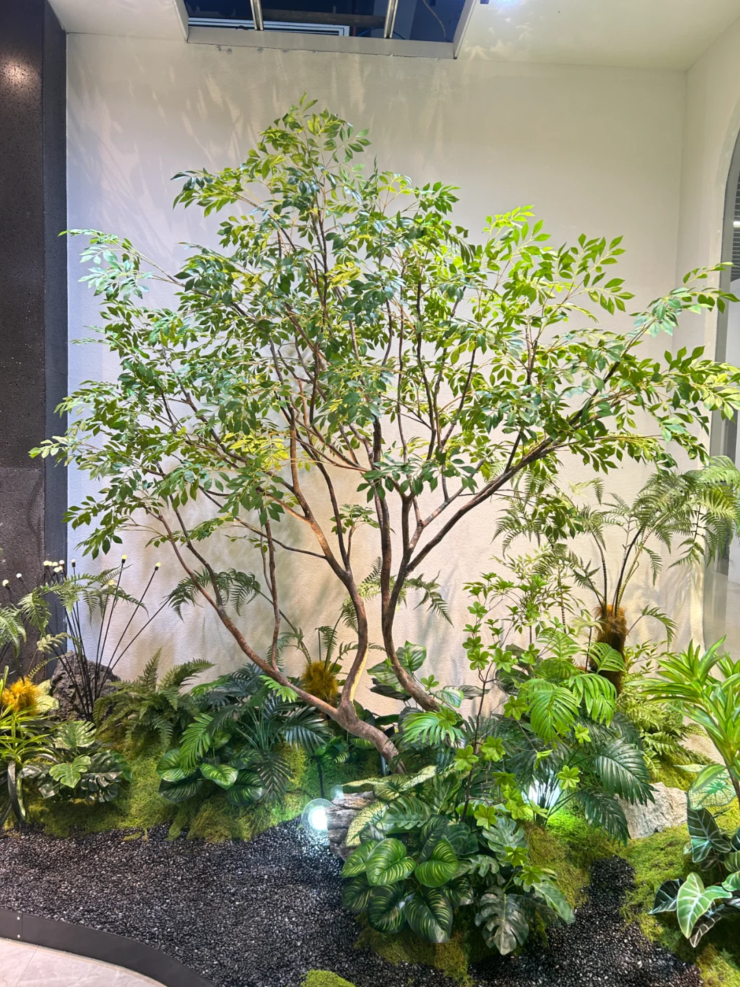 室内仿真绿植造景仿真树紫藤树