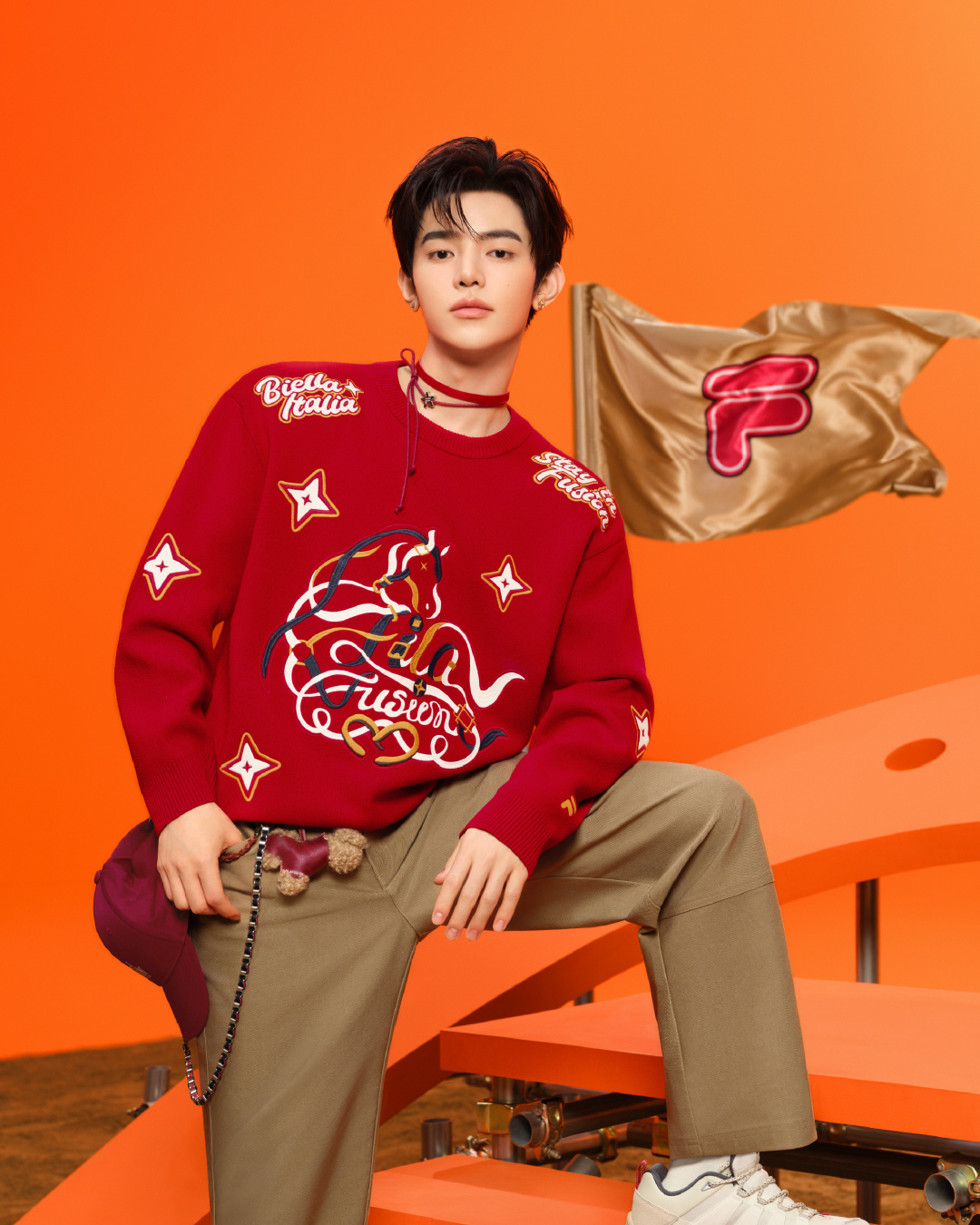 章昊 × FILA FUSION潮流品牌大使出镜 Dimitri 联名限定系列新