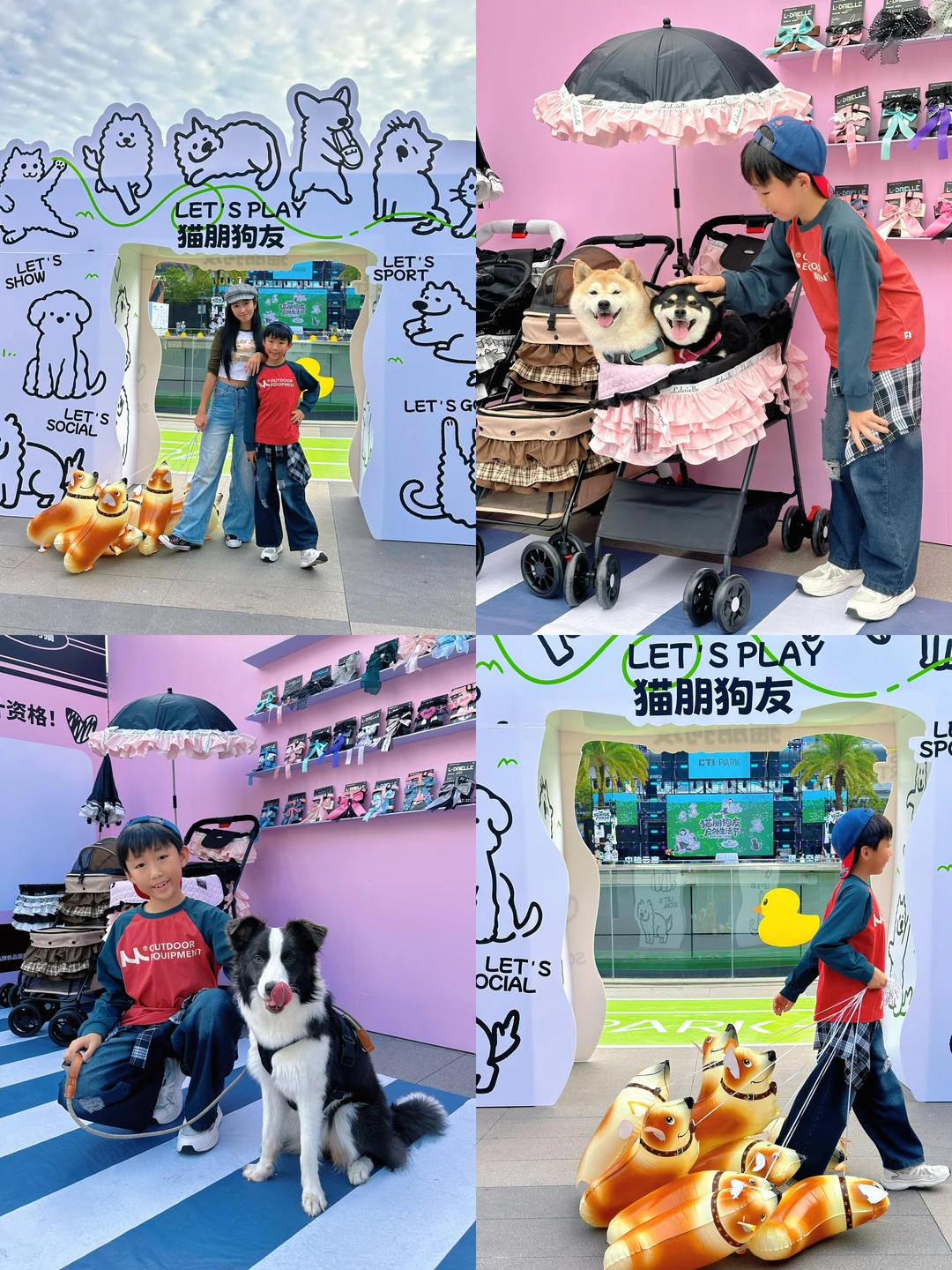 啊啊🐾被毛孩子包围的一天🐶萌到走不动道了