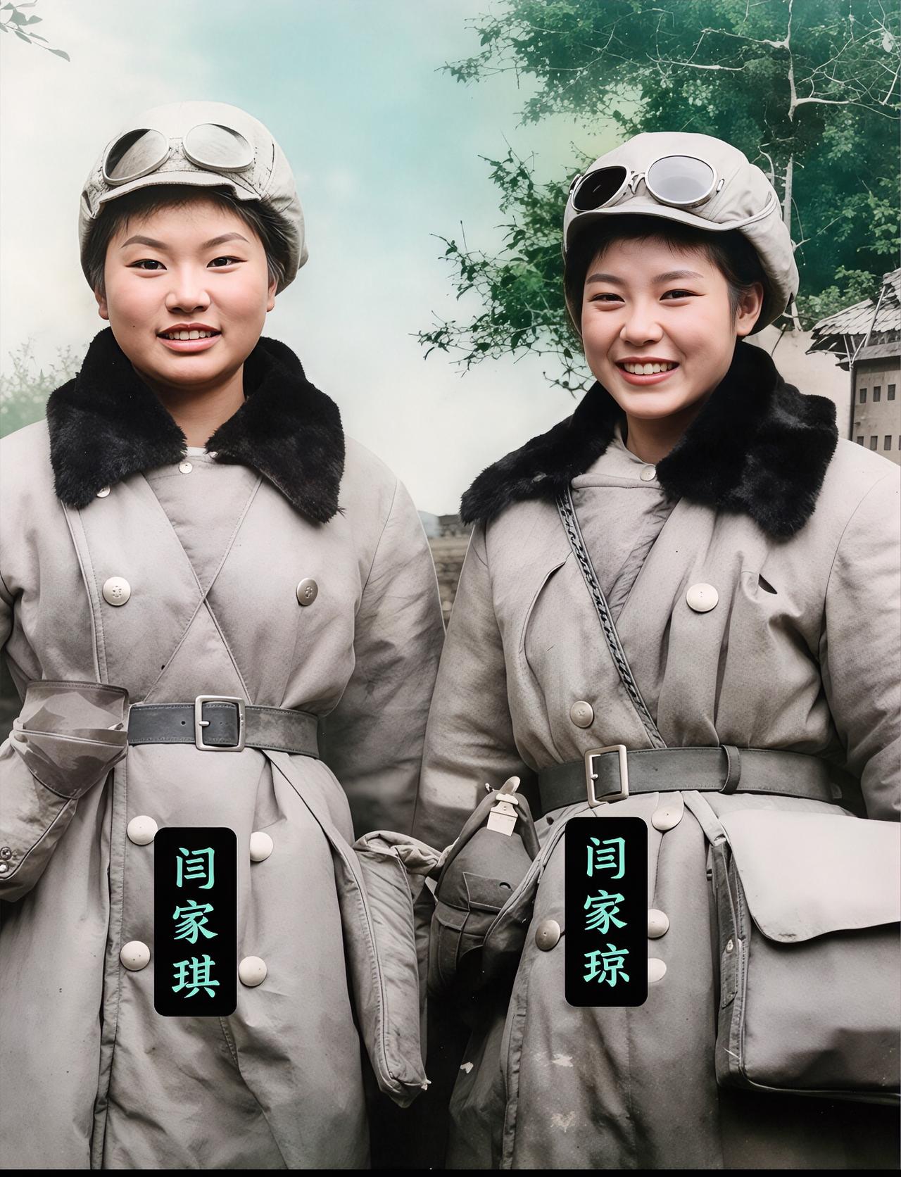 50年代，大约1000多名女兵，她们以通信兵、护士、卫生员、机要员的身份，克服重