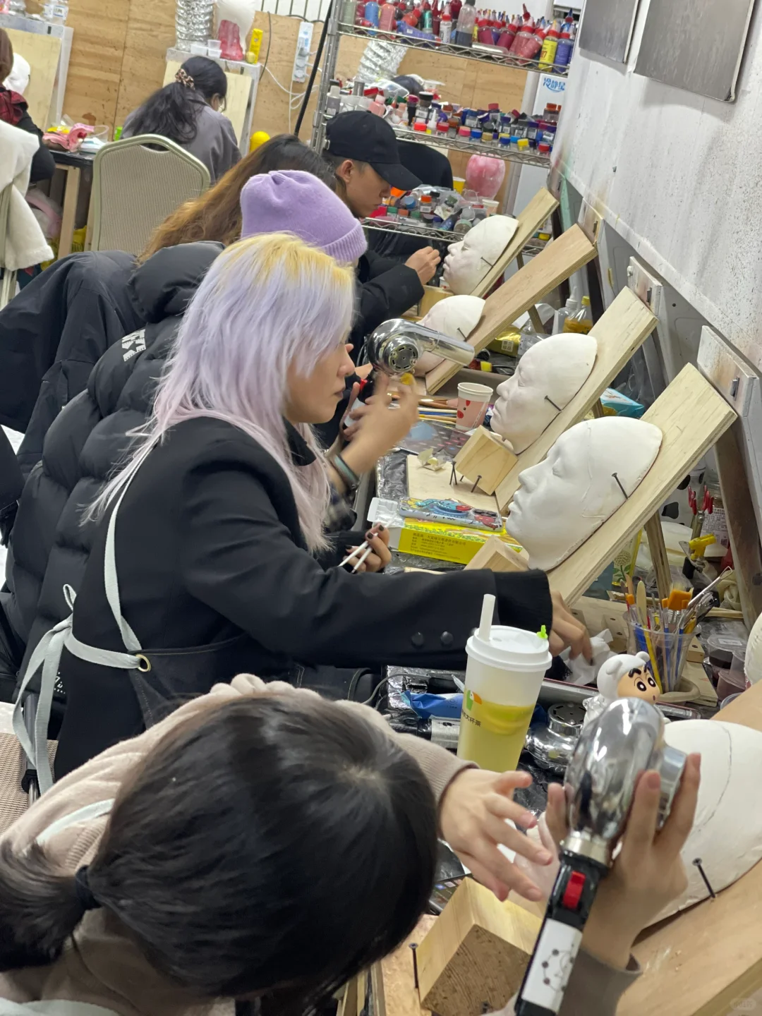 特效化妆雕塑课开始啦！