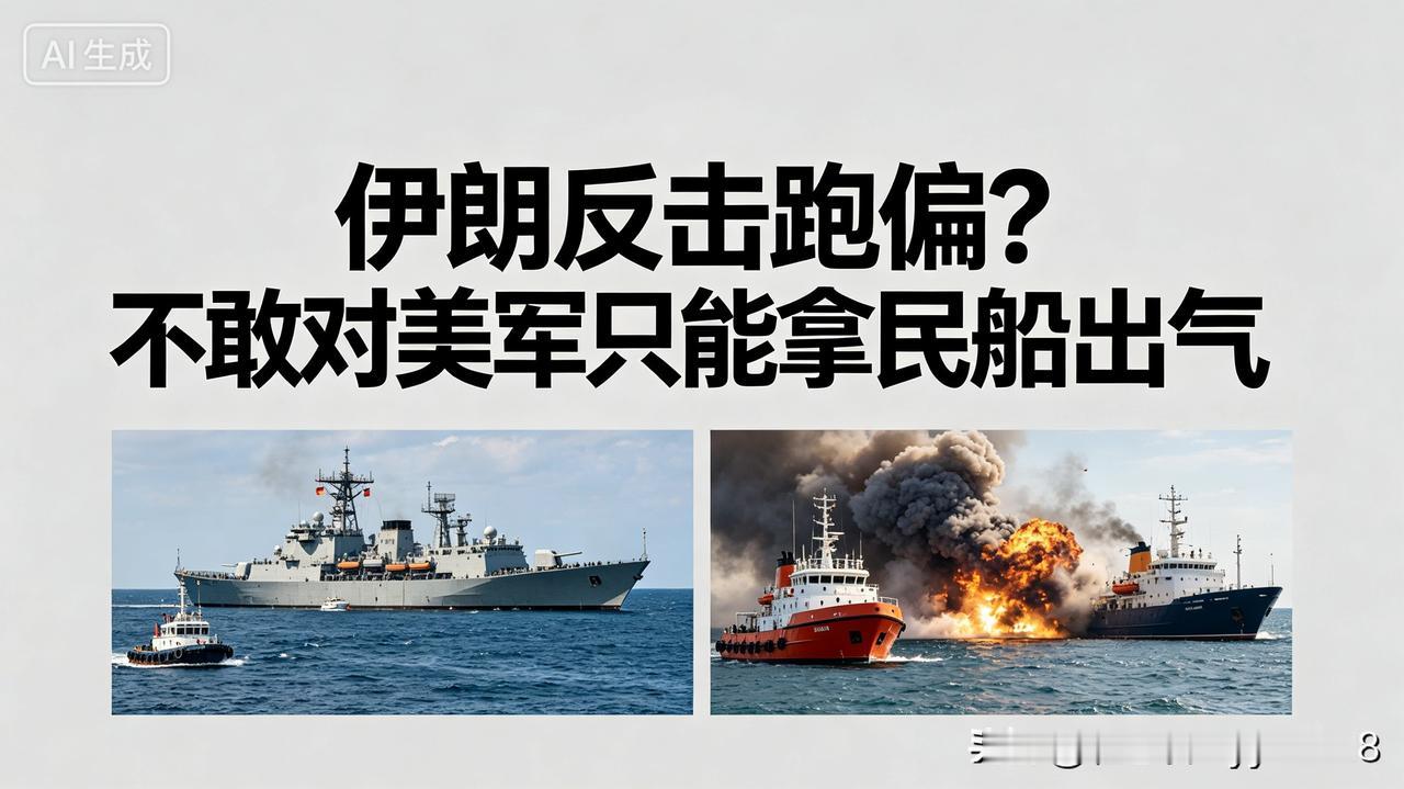 伊朗所谓的反击彻底露怯！面对美军的封锁，伊朗革命卫队压根不敢正面硬碰，反倒把矛头