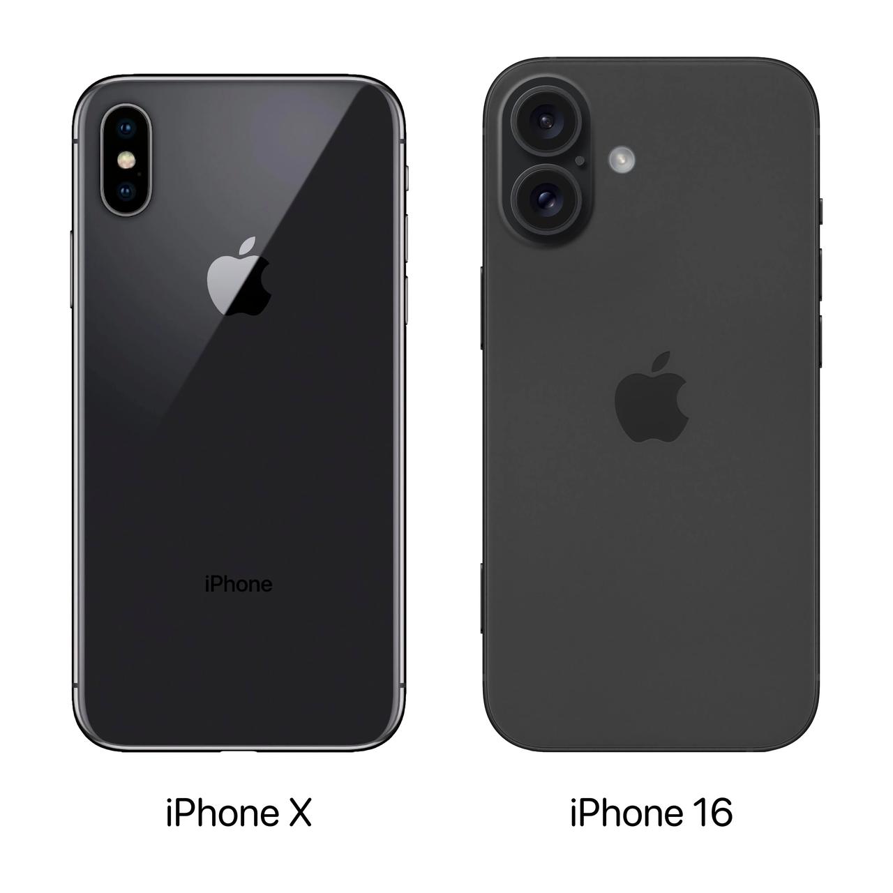 从iPhone X到iPhone 16，这变化很明显，变大也变强了！
1、8GB