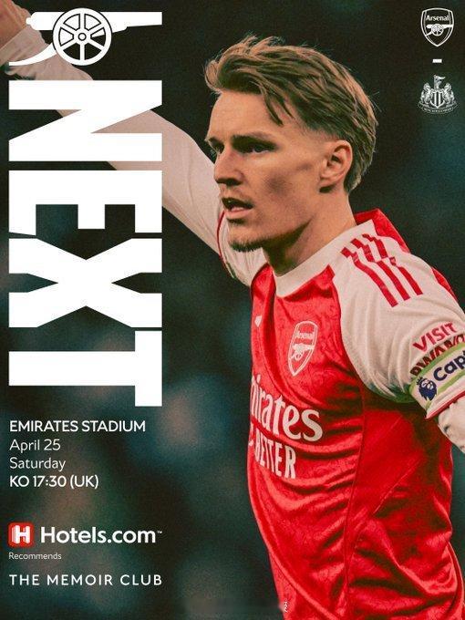 阿森纳VS纽卡斯尔联 阿森纳官方：聚焦下一场比赛 英超联赛 阿森纳著名教授