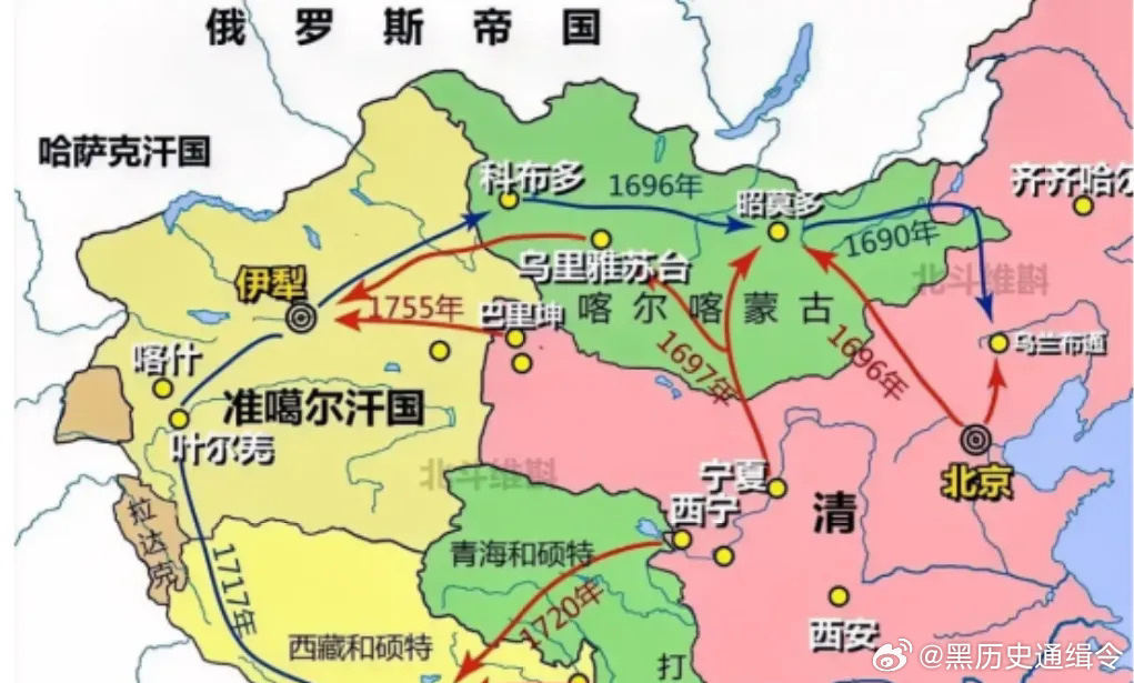 1717年，康熙帝铁了心要将西藏100多万平方公里领土全部纳入中华版图，6000