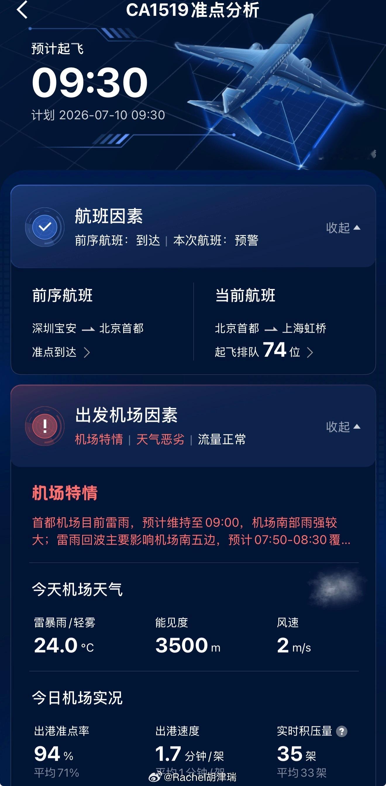 能不能正常飞呢 北京·首都机场T3航站楼