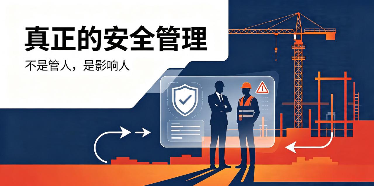 真正的安全管理，从来不是管人，是影响人
 
很多安全从业者都有一个困惑：制度挂满