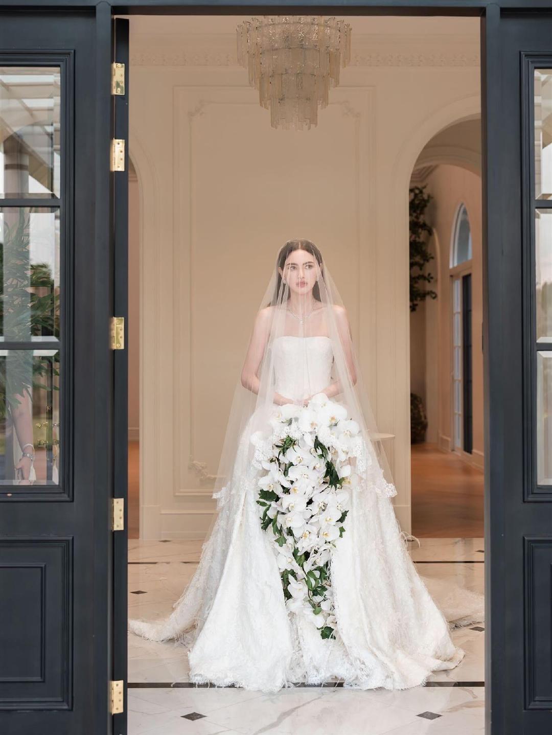 Mai和Ter现场婚礼照片，两人在2018年公开恋情，多年恋爱长跑后修成正果！M