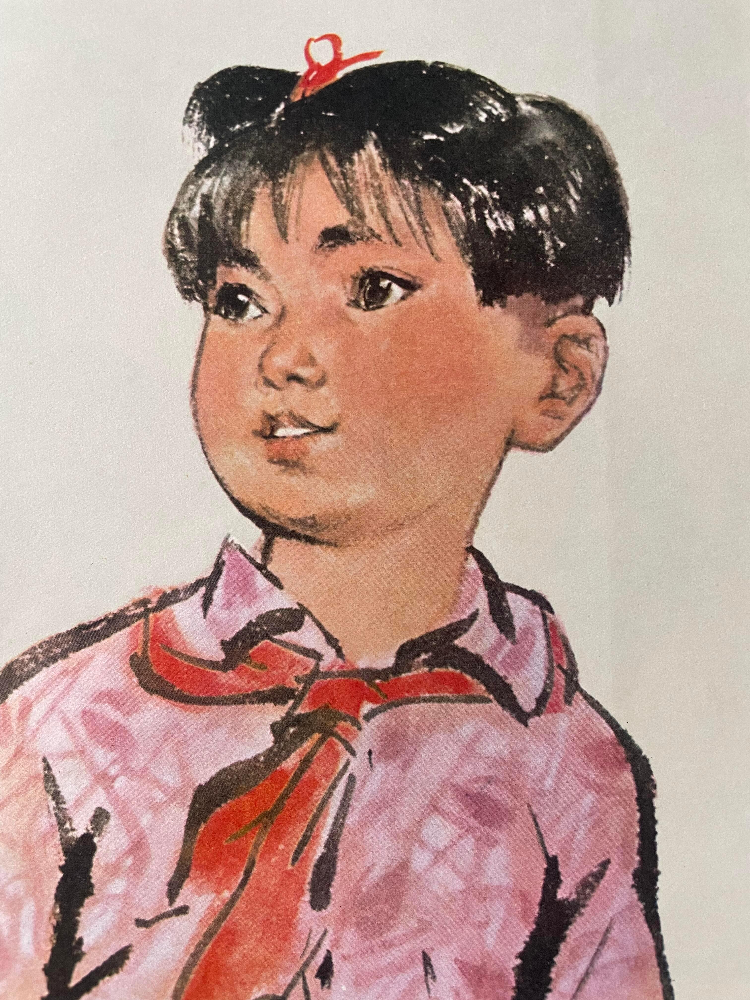 看以前的工农兵群众画像，不需要吹嘘什么诸如笔触上色技巧（当然看技巧也完胜了），哪