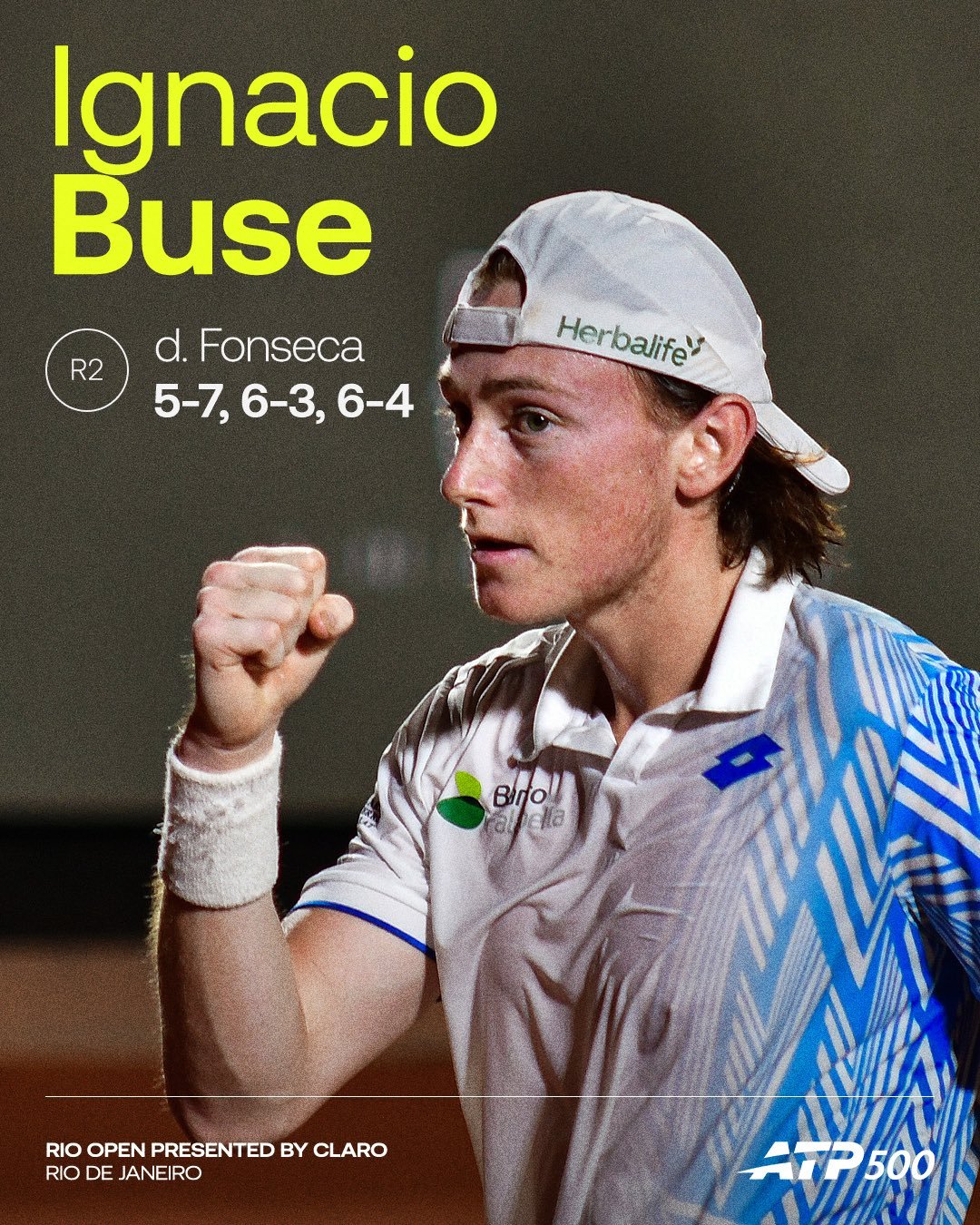 丰塞卡又输了，本土作战75 36 46遭秘鲁选手布塞逆转，无缘ATP500里约八