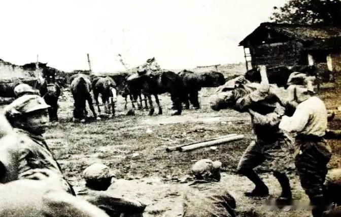 1938年4月，两个日本兵闯进百家村，在土洞内发现一名躲藏的妇女，兽性大发。可鬼