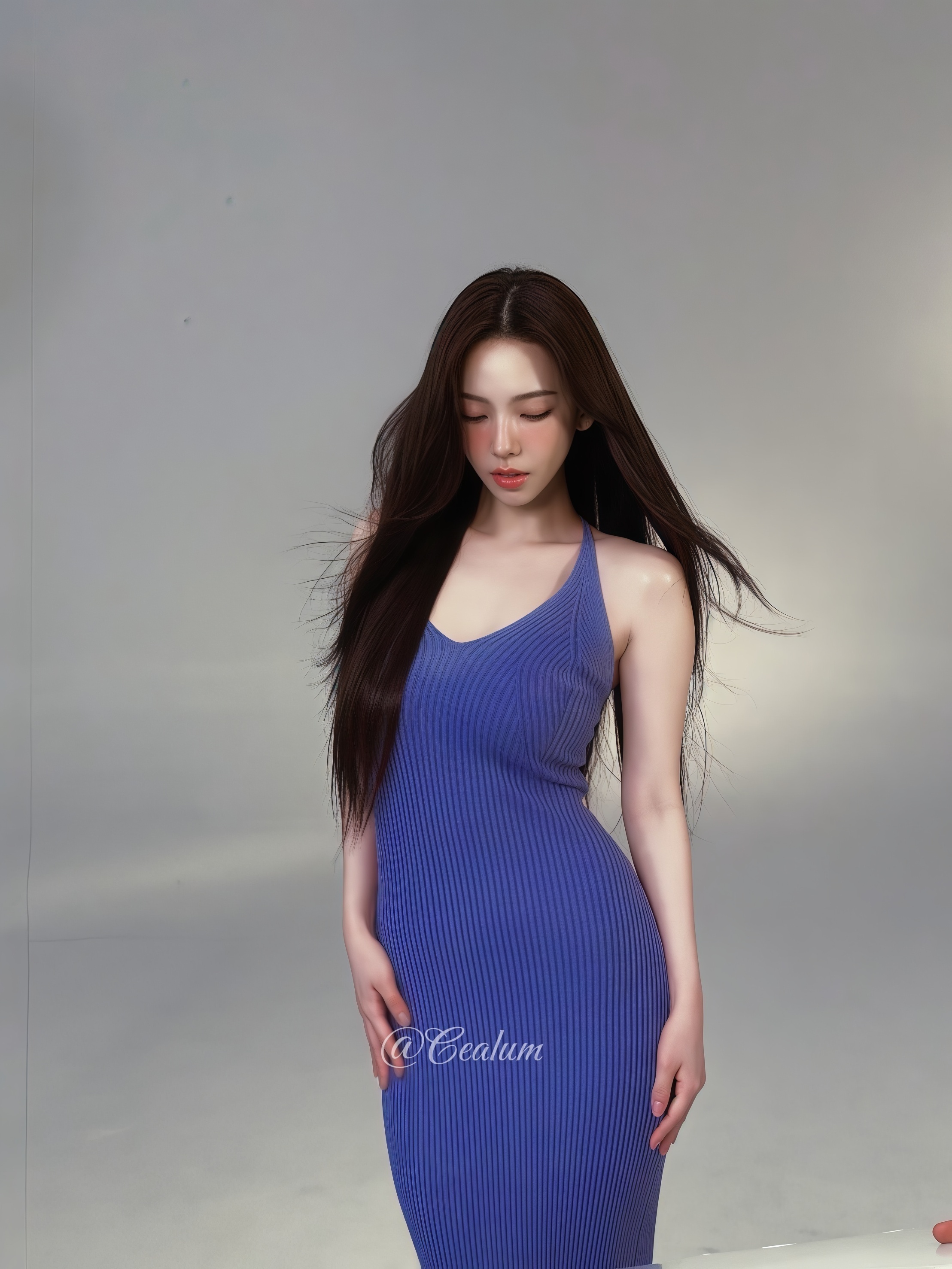 Faker柳智敏广告正片Karina美的好高级💙 