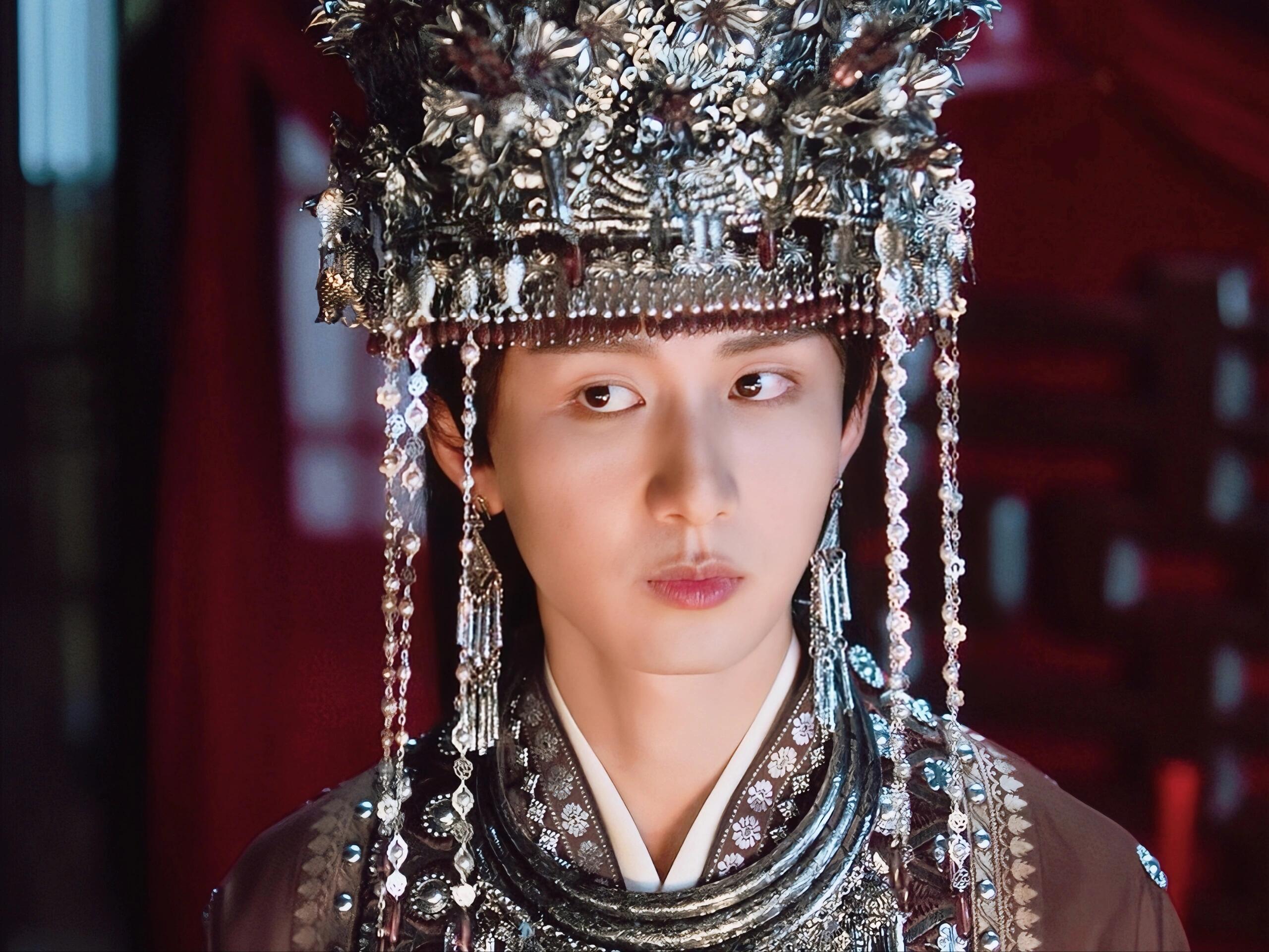 成毅老师李莲花新娘妆太美了