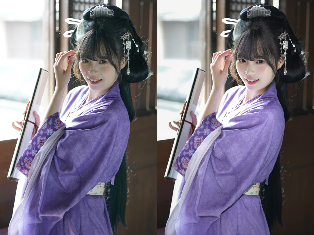 后期修图调色前后对比