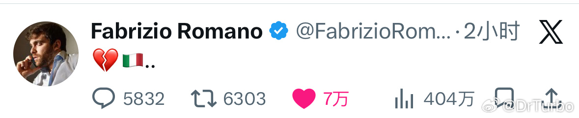 意大利无缘世界杯 罗马诺也心碎了💔波黑5比2意大利意大利无缘世界杯热点现场 